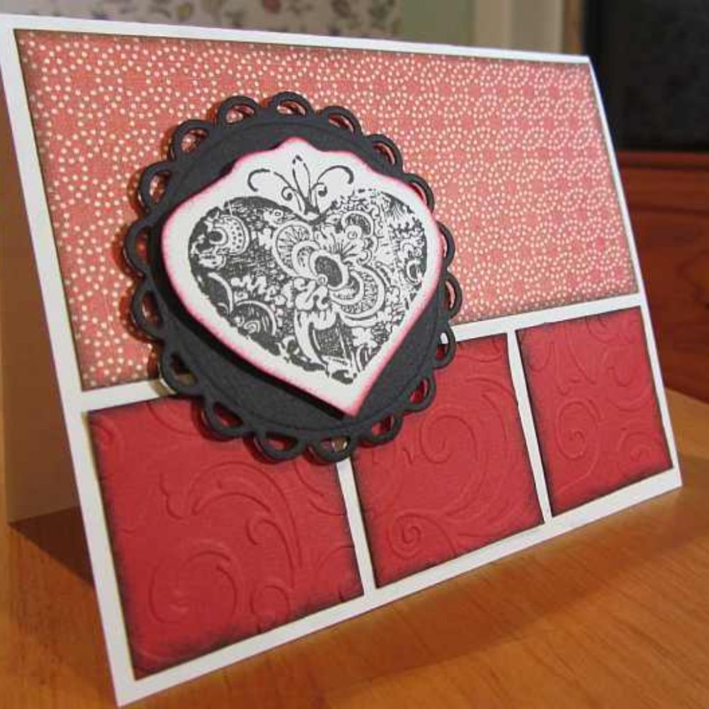 Cuttlebug 4” x 6” MUSICAL FLOURISH embossing folder